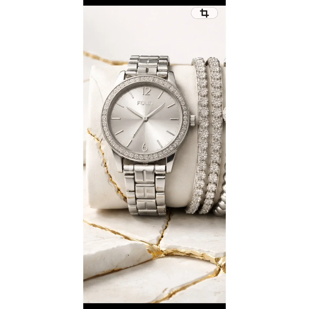 Folio Watch & Bracelet Set